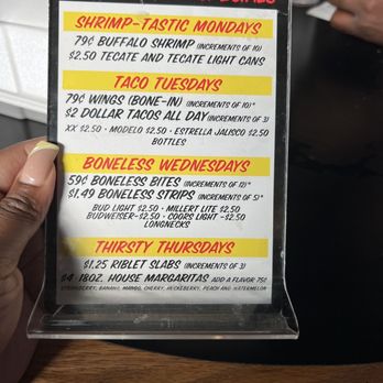 Wing Daddy's Sauce House - Specials menu - Chicken Wings Near Me - Austin, Texas Wing Daddy's Sauce House - Specials menu - Chicken Wings Near Me - Austin, Texas
