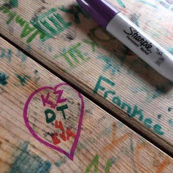 DBs Smokin BBQ - The Shack - Can draw on the tables with sharpies! - Barbeque Near Me - Lucinda, Pennsylvania DBs Smokin BBQ - The Shack - Can draw on the tables with sharpies! - Barbeque Near Me - Lucinda, Pennsylvania