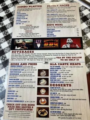 Menu photo 2 Smoking Pig BBQ Las Vegas, NV