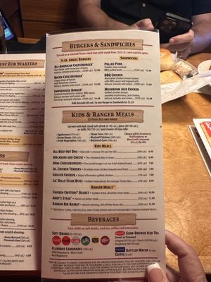 Menu photo 2 Texas Roadhouse Phoenix, AZ