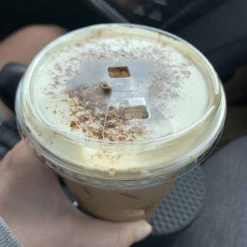 Enchanted Coffee Bar - Cold brew with sweet cream it's called the New London. Delicious! - Coffee & Tea Near Me - La Mirada, California
