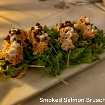 Eleven South - Smoked Salmon Bruschetta $14 ~ delicious ~ - New American Near Me - Jacksonville Beach, Florida Eleven South - Smoked Salmon Bruschetta $14 ~ delicious ~ - New American Near Me - Jacksonville Beach, Florida