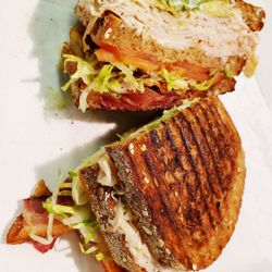 Teresa's Italian Kitchen - California Turkey Club, Bacon and Avocado on Multigrain Sandwich!! YUMMMMMMERS !!