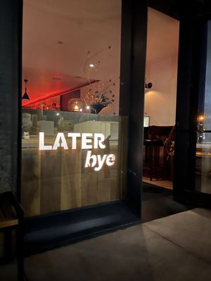 Later Bye by null