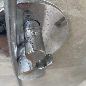 CMS Plumbing - The handle CMS installed upside down that allowed water to settle in and calcify. - Plumbing Near Me - Campbell, California CMS Plumbing - The handle CMS installed upside down that allowed water to settle in and calcify. - Plumbing Near Me - Campbell, California