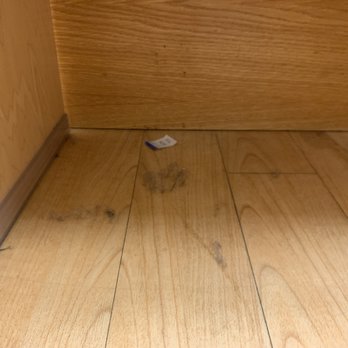 Kohl's - Not a great photo but filth and big wads of dust in dressing room at Kohl's Bloomington. - Department Stores Near Me - BLOOMINGTON, Indiana