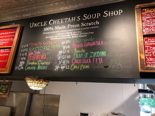 Menu photo 6 Uncle Cheetah's Soup Shop Grand Rapids, MI