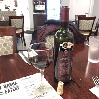 Basha Mediterranean Eatery - Ksara Reserve Du Couvent. Excellent red Lebanese wine to go with our meal. - Mediterranean Near Me - Rochester, New York