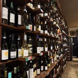 Accent on Wine - Wine wall...both walls had selections from all over the world! And other selections beers as well