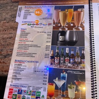 Malecon Restaurant - Drink menu - Dominican Near Me - New York, New York