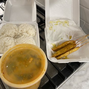Thai Pan Restaurant - Red Curry and Chicken Satay - Thai Near Me - Allen, Texas
