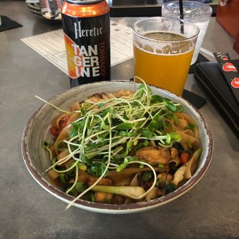 Blockhead Beerworks - Drunken noodles with a tangerine tornado - Brewpubs Near Me - Valparaiso, Indiana Blockhead Beerworks - Drunken noodles with a tangerine tornado - Brewpubs Near Me - Valparaiso, Indiana