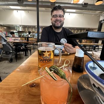 Afuri - Spicy margarita and a Sapporo - Ramen Near Me - Los Angeles, California