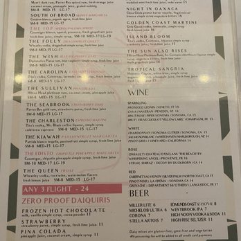 Zachary’s Daiquiris - Menu - Salad Near Me - Charleston, South Carolina Zachary’s Daiquiris - Menu - Salad Near Me - Charleston, South Carolina