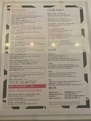 Menu photo 3 Zachary’s Daiquiris Charleston, SC Menu photo 3 Zachary’s Daiquiris Charleston, SC