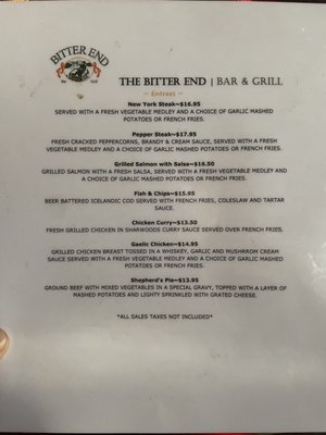 The Bitter End by null