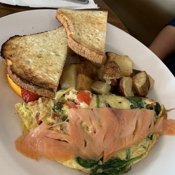 Cafe Jolie - Salmon omelette - Breakfast & Brunch Near Me - Alameda, California Cafe Jolie - Salmon omelette - Breakfast & Brunch Near Me - Alameda, California