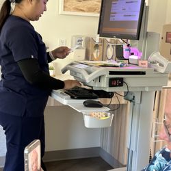 Hoag Family Cancer Institute - Newport Beach - Naomi the nurse. Everybody is so nice here.