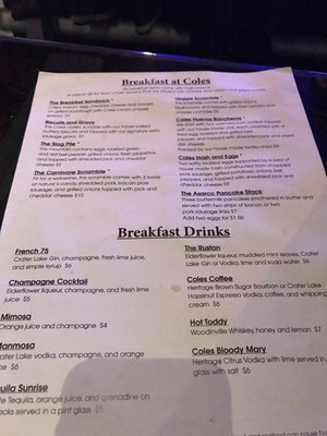 Menu photo 6 Coles Bar & Grill Ruston, WA
