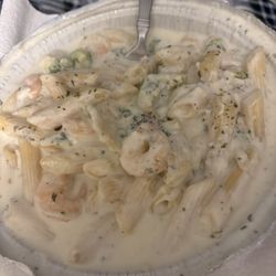 Catalina's Pizza - Shrimp Broccoli Ziti Alfredo