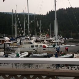 The boat harbor