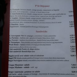 At'Home - At Home breakfast menu