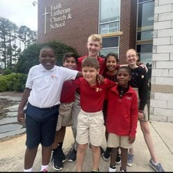 Faith Lutheran Church and School - Our students enjoy the fellowship they get to experience here as they learn and grow together.