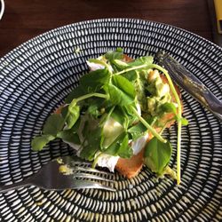 Ninety One Junction - Poached eggs on gluten free bread with Nutelex.