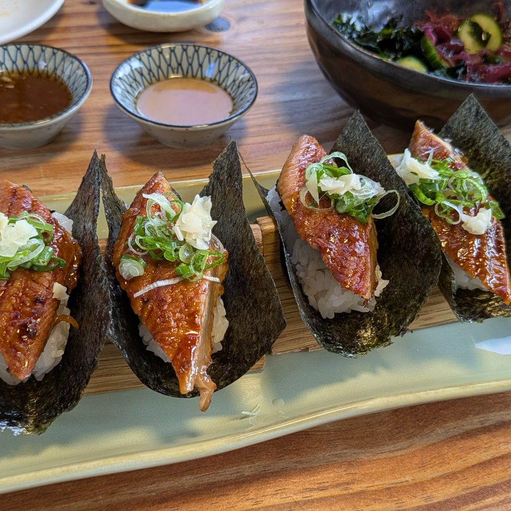 MORU - Grilled eel hand rolls - Japanese Near Me - Fort Lee, New Jersey