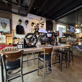 Imperial Moto Cafe - Inside space - Coffee & Tea Near Me - Miami, Florida Imperial Moto Cafe - Inside space - Coffee & Tea Near Me - Miami, Florida