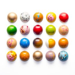 Jean-Marie Auboine Chocolatier - Unique Desserts - 20pc All Colorful Signature Collection Chocolate Box