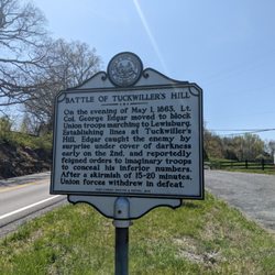 Battle of Tuckwiller's Hill Historical Marker - Battle of Tuckwiller's Hill Historical Marker, Lewisburg