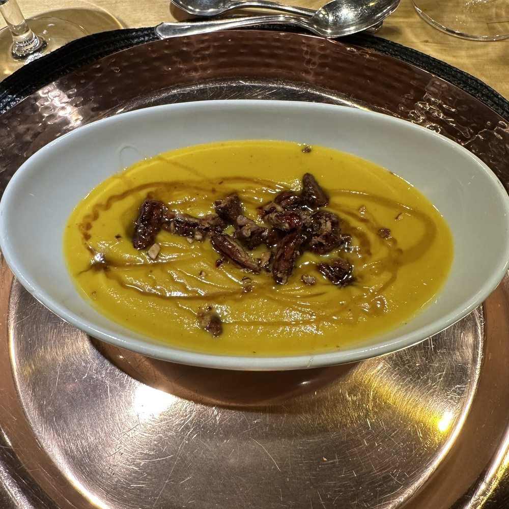 The Chef's Table - Butternut squash soup with pecans, perfect blend of sweet and savory! - Venues & Event Spaces Near Me - Milwaukee, Wisconsin The Chef's Table - Butternut squash soup with pecans, perfect blend of sweet and savory! - Venues & Event Spaces Near Me - Milwaukee, Wisconsin