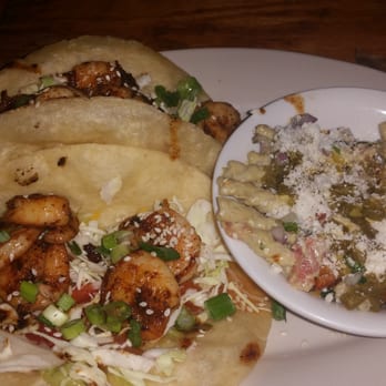 Cabo Fish Taco - Soy Ginger Shrimp Tacos (grilled instead of fried) and guacamole pasta - Mexican Near Me - Blacksburg, Virginia Cabo Fish Taco - Soy Ginger Shrimp Tacos (grilled instead of fried) and guacamole pasta - Mexican Near Me - Blacksburg, Virginia