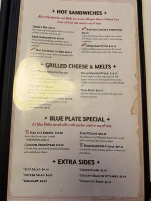 Menu photo 5 JT's Diner Palm Desert, CA