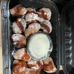 Two Cousins Pizza - Fried dough with cannoli cream