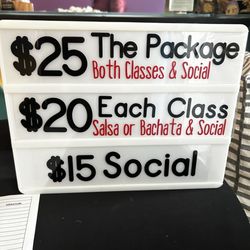 School of Salsa - Pricing (entire night is a steal of a deal!)