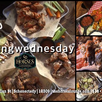 The Horses Lounge - Wing Wednesday Special - Pubs Near Me - Schenectady, New York