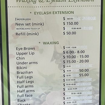 1st For Nails - 3-28-2023 menu board - Nail Salons Near Me - Carrollton, Texas