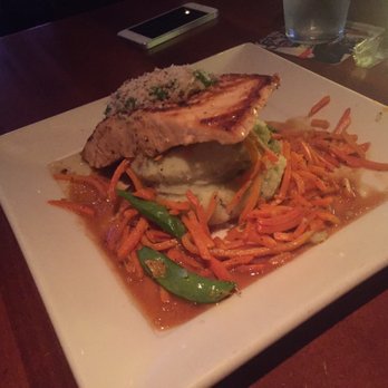 Yard House - Ginger Crusted Salmon* - Bars Near Me - Roseville, California Yard House - Ginger Crusted Salmon* - Bars Near Me - Roseville, California