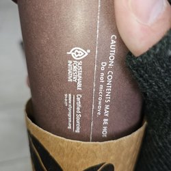 Their coffee cup