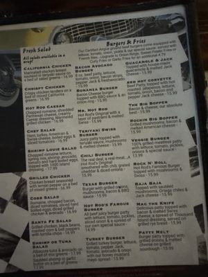 Menu photo 2 Hot Rod Diner Ceres, CA