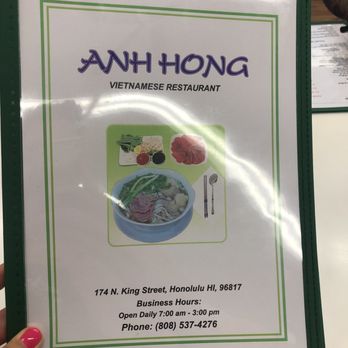 Anh Hong - Vietnamese Near Me - Honolulu, Hawaii Anh Hong - Vietnamese Near Me - Honolulu, Hawaii
