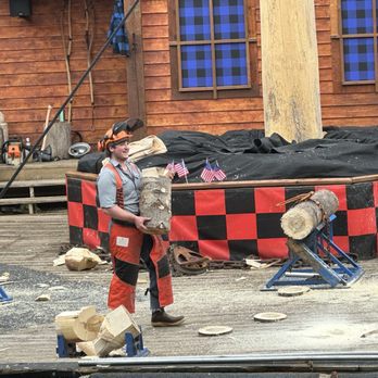 Great Alaskan Lumberjack Show - This show is great! It has comedy, crowd participation, and friendly competition. - Performing Arts Near Me - Ketchikan, Alaska Great Alaskan Lumberjack Show - This show is great! It has comedy, crowd participation, and friendly competition. - Performing Arts Near Me - Ketchikan, Alaska