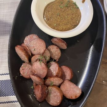 BeachFire Bar & Grille - Kielbasa app ($5 during winter happy hour 4-6pm) - Barbeque Near Me - Ogunquit, Maine BeachFire Bar & Grille - Kielbasa app ($5 during winter happy hour 4-6pm) - Barbeque Near Me - Ogunquit, Maine