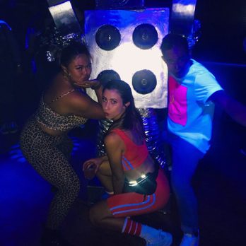 Raven Bar - Life size dancing robot on the dance floor - Lounges Near Me - San Francisco, California