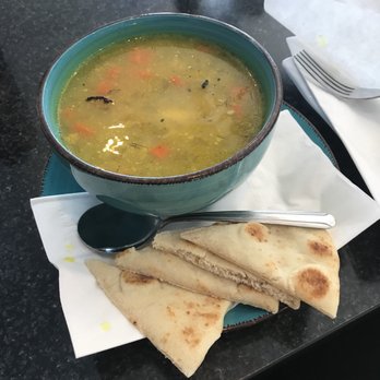 Harbor Greek Cafe - Egg Lemon Soup with chicken - Greek Near Me - San Diego, California