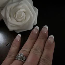 Beauty Plan Nails - French powder with gemstone