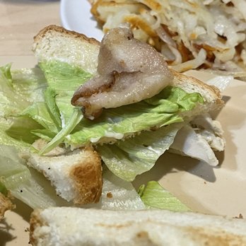 Old 50 Cafe - a plate of food including a sandwich and potato salad - Salad Near Me - Carlyle, Illinois Old 50 Cafe - a plate of food including a sandwich and potato salad - Salad Near Me - Carlyle, Illinois