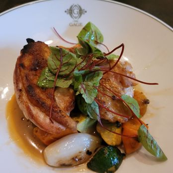 The Gage - Free-range amish chicken with bones so it's a small portion and lots of undercooked onions - New American Near Me - Chicago, Illinois